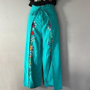 New embroidered pants